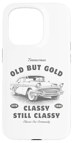 Hülle für iPhone 15 Pro Classic Car Streetwear | Beste Auto-Antiquitäten-Liebhaber Geschenkidee von Mugambo Streetwear Fashion Design for Gift Ideas