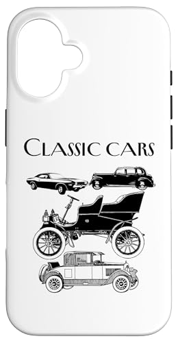 Hülle für iPhone 16 Classic Car Streetwear | Beste Auto-Antiquitäten-Liebhaber Geschenkidee von Mugambo Streetwear Fashion Design for Gift Ideas