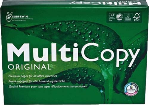 MultiCopy 88046519 Universal Druckerpapier Kopierpapier DIN A4 80 g/m² 500 Blatt Weiß von MultiCopy