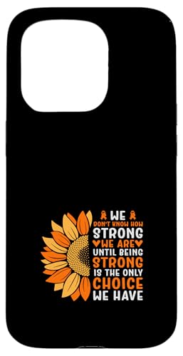 MS Multiple Sklerose Awareness Orange Ribbon Hülle für iPhone 15 Pro von Multiple Sclerosis Warrior Ms Awareness Shirts