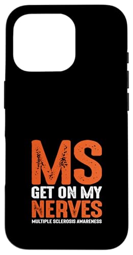 MS Multiple Sklerose Awareness Orange Ribbon Hülle für iPhone 16 Pro von Multiple Sclerosis Warrior Ms Awareness Shirts