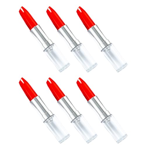 Mumuve Lippenstift-Kugelschreiber, Lippenstift-Form, Schreibstift für Frauen und Mädchen, 6 Stück von Mumuve