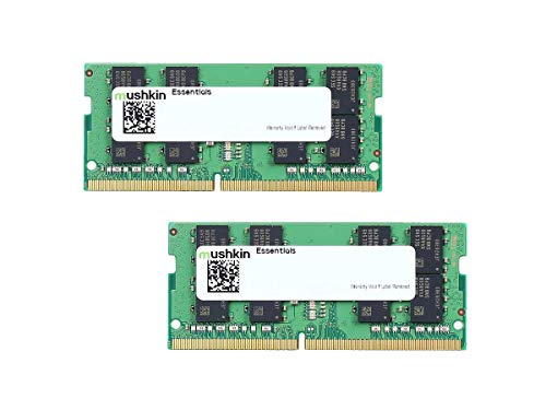 Mushkin SO-DIMM 64 GB DDR4-2666 Kit Arbeitsspeicher, MES4S266KF32GX2, Essentials von Mushkin Enhanced