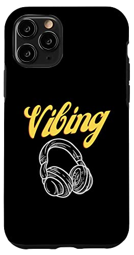 Hülle für iPhone 11 Pro Music Lover Vibing Kopfhörer DJ Produzent Gamer von Music Lover Musician DJ Gamer Headphones Design