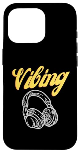 Hülle für iPhone 16 Pro Music Lover Vibing Kopfhörer DJ Produzent Gamer von Music Lover Musician DJ Gamer Headphones Design