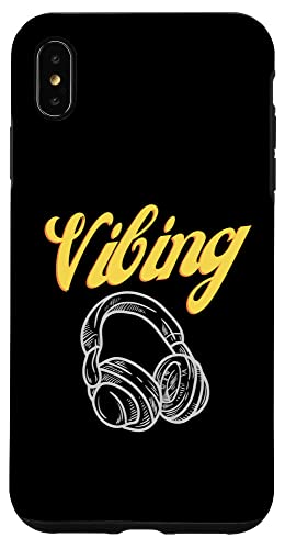 Hülle für iPhone XS Max Music Lover Vibing Kopfhörer DJ Produzent Gamer von Music Lover Musician DJ Gamer Headphones Design