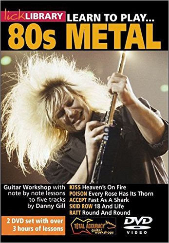 Learn to play 80s Metal - Lick Library [2 DVDs] von Music Sales