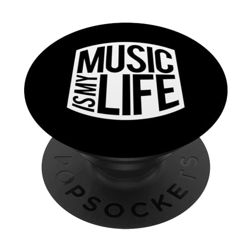 Musik ist mein Leben klingt, Melodie, Beats, Vibes, Liebhaber PopSockets Klebender PopGrip von Music Sounds Listening Melody Beats Vibes Lover