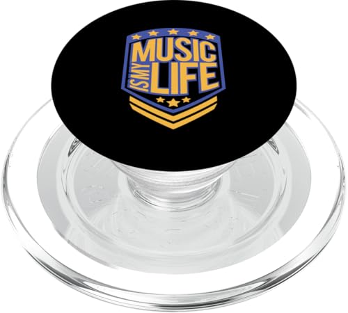 Musik ist mein Leben klingt, Melodie, Beats, Vibes, Liebhaber PopSockets PopGrip für MagSafe von Music Sounds Listening Melody Beats Vibes Lover