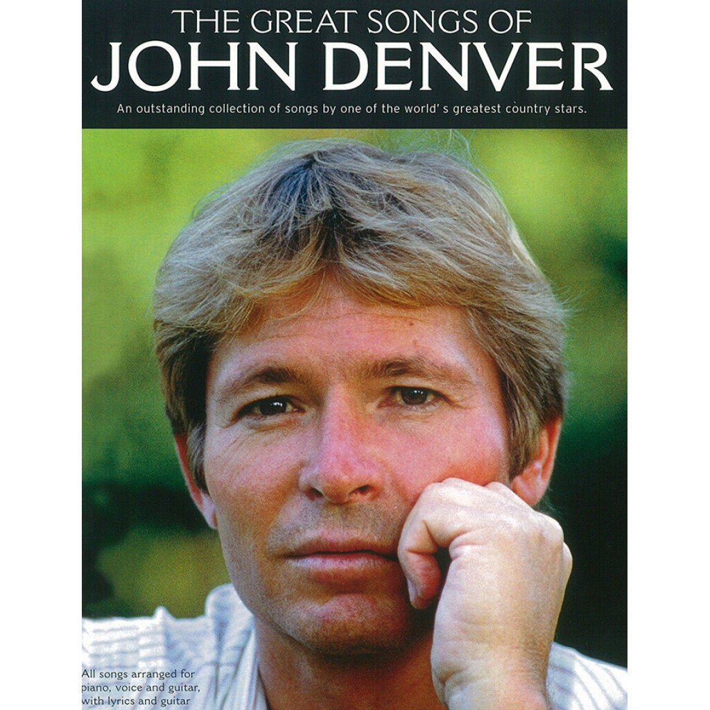 MusicSales The Great Songs Of John Denver Piano, Vocal and Guitar Songbook von MusicSales