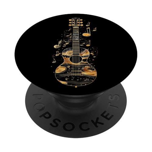 Gitarre, Ukuleleninstrument, Ukulele PopSockets Klebender PopGrip von Musicinstrumentdezin