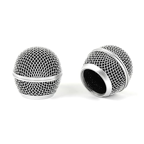 Musiin Microphone Replacement Grille for Shure SM58, SM58-LC, SM58S, BETA 58A, SV100, PGX24, SLX4 Mic Head Cover, Microphone Ball Head Mesh Grill, Capsule Parts von Musiin