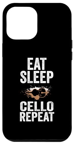 Hülle für iPhone 14 Plus Eat Sleep Cello Repeat Cello Musik von Musik & Musiker Geschenkidee