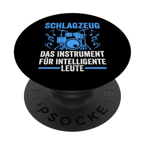 Schlagzeug für intelligente Leute Schlagzeug Musik PopSockets mit austauschbarem PopGrip von Musik & Musiker Geschenkidee