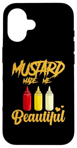 Hülle für iPhone 16 Senfsauce Lustiges Essen Gewürze Rezept von Mustard Sauce