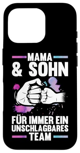 Hülle für iPhone 16 Pro Mama Und Sohn von Mutter Muttertag Sohn Mama