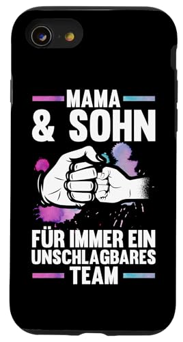 Hülle für iPhone SE (2020) / 7 / 8 Mama Und Sohn von Mutter Muttertag Sohn Mama