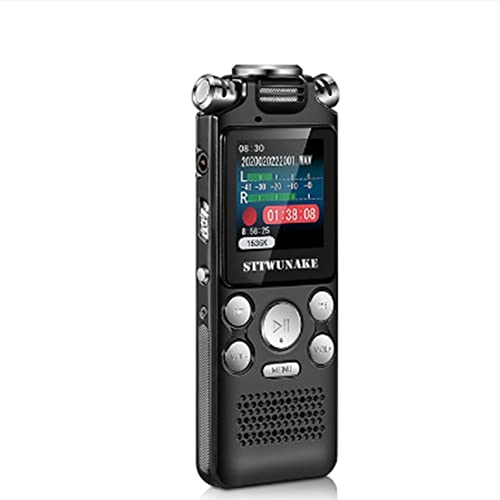 Muuoeou Voice Recorder Aufnahme Aktiviert Audio Ton Digitales Professionelles DiktiergeräT USB PCM 1536Kbps(8GB) von Muuoeou