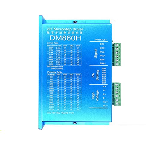 Muyilanc DM860H Digital 57/86 Schritt Motor Treiber mit LüFter 2-Phasen Nema23,34 DMA860H 7.2A, 18-80VAC für Drucken Von CNC Antrieb von Muyilanc