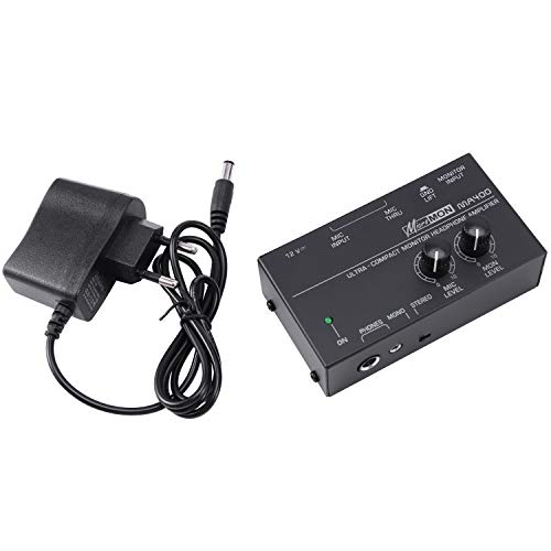 Muyilanc Ma400 KopfhöRer VorverstäRker Mikrofon VorverstäRker KopfhöRer VorverstäRker Personal Monitor Mixer, Eu Stecker von Muyilanc