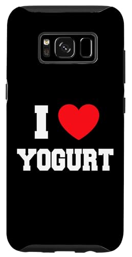 Hülle für Galaxy S8 Ich liebe Joghurt von My Heart