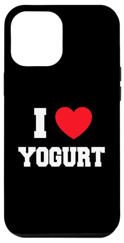 Hülle für iPhone 12 Pro Max Ich liebe Joghurt von My Heart