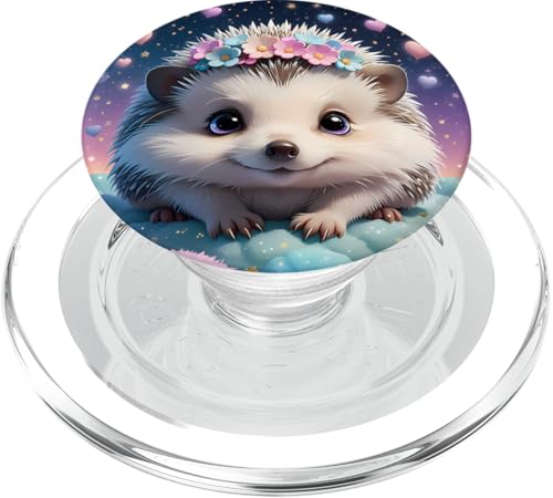 Niedlicher Kawaii-Stil Igel V15 PopSockets PopGrip für MagSafe von My Squirrel and I