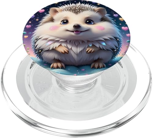 Niedlicher Kawaii-Stil Igel V16 PopSockets PopGrip für MagSafe von My Squirrel and I