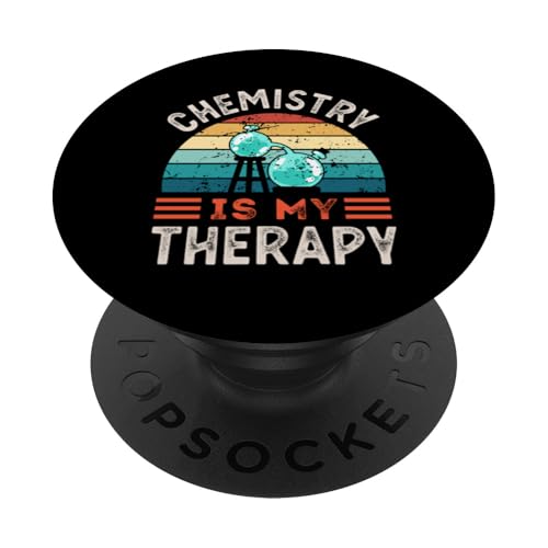 Chemie ist meine Therapie lustig PopSockets Klebender PopGrip von My Therapy