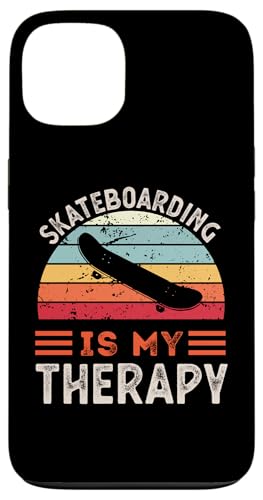 Hülle für iPhone 13 Skateboarden ist meine Therapie Lustig von My Therapy