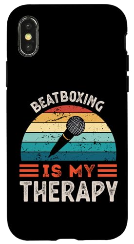 Hülle für iPhone X/XS Beatboxen ist meine Therapie Lustig von My Therapy