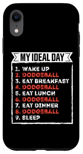 Hülle für iPhone XR Lustiger Dodgeball My Ideal Day von My ideal day