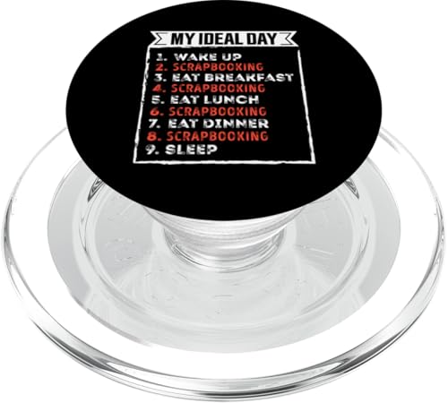 Lustiges Scrapbooking My Ideal Day PopSockets PopGrip für MagSafe von My ideal day