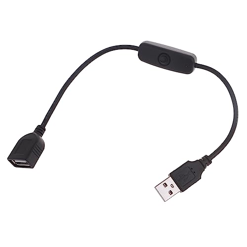 USB-Stecker auf Buchse, Inline-Ein-/Aus-Schalter für Fahr-Recorder, LED-Schreibtischlampe, USB-Ventilator, LED-USB-Kabel mit Schalter von Myazs