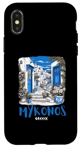 Hülle für iPhone X/XS Mykonos Souvenir / Mykonos Griechenland / Mykonos von Mykonos Greece Souvenir Store