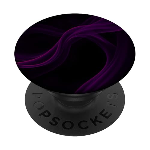 Violettes abstraktes Kunstdesign PopSockets Klebender PopGrip Violettes abstraktes Kunstdesign PopSockets Klebender PopGrip von Mysterious Aesthetic Waves