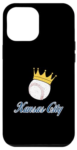 Hülle für iPhone 13 Pro Max Vintage Baseball und Krone Kansas City von Mystic Lilian