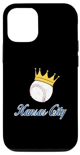 Hülle für iPhone 15 Pro Vintage Baseball und Krone Kansas City von Mystic Lilian