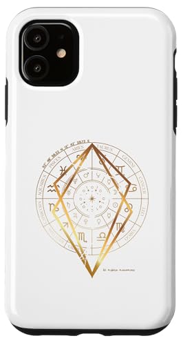 Hülle für iPhone 11 Widder Tierkreiszeichen Horoskop Astrologie Sternzeichen von Mystic Zodiac Art Designs