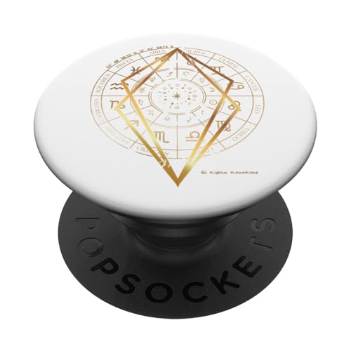 Steinbock Tierkreiszeichen Horoskop Astrologie Sternzeichen PopSockets mit austauschbarem PopGrip von Mystic Zodiac Art Designs