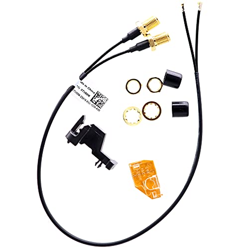 Deal4GO M.2 U.FL IPX4 auf SMA WiFi Antennen-Anschlusskabel mit Halterung Kit TV88M 9RJ7V für Dell SFF Optiplex 3060 3070 5060 5070 7060 7070 Precision 3430 3431 von N\A