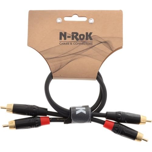 N-RoK Premium Kabel Cinch/Cinch 0,3 m von N-RoK