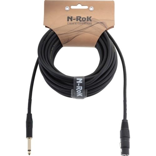 N-RoK Premium Kabel XLR female/Klinke 6,3 mono 10m von N-RoK