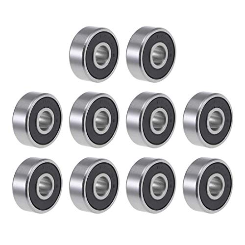 R4A-2RS Kugellager mit Tiefenach, 1/4 Zoll x 3/4 Zoll x 9/32 Zoll, versiegelte Hebellager, Z2 10 Stück R4A-2RS Kugellager mit Tiefenach, 1/4 Zoll x 3/4 Zoll x 9/32 Zoll, versiegelte Hebellager, Z2 10 Stück von NA