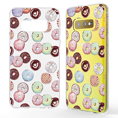 NALIA Handyhülle kompatibel mit Samsung Galaxy S10e, Slim Silikon Hülle Motiv Case Cover Crystal Schutzhülle Durchsichtig, Etui Dünn Handy-Tasche Backcover Transparent Bumper Skin, Motiv:Doughnuts NALIA Handyhülle kompatibel mit Samsung Galaxy S10e, Slim Silikon Hülle Motiv Case Cover Crystal Schutzhülle Durchsichtig, Etui Dünn Handy-Tasche Backcover Transparent Bumper Skin, Motiv:Doughnuts von NALIA