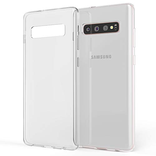 NALIA Hülle kompatibel mit Samsung Galaxy S10 Plus, Soft Silikon Handyhülle Case Cover Crystal Clear, Dünne Durchsichtig Etui Handy-Tasche Schutzhülle, Ultra-Slim Transparent Phone Backcover Bumper von NALIA