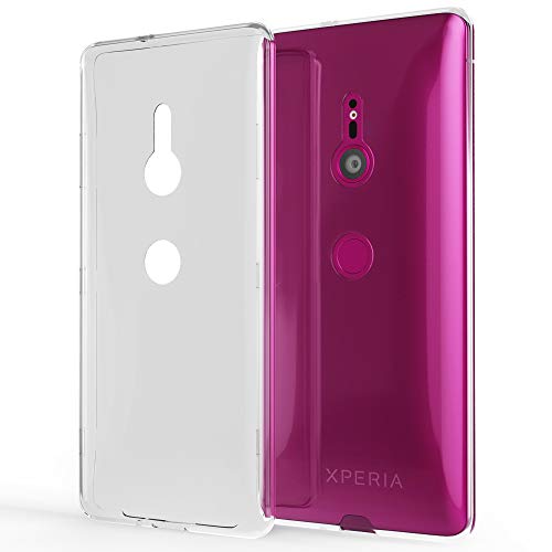 NALIA Hülle kompatibel mit Sony Xperia XZ3, Ultra-Slim Crystal Phone Case Clear Silikon Handyhülle Soft Cover, Dünne Handy-Tasche Schutzhülle Etui Smartphone Bumper Skin Durchsichtig - Transparent von NALIA