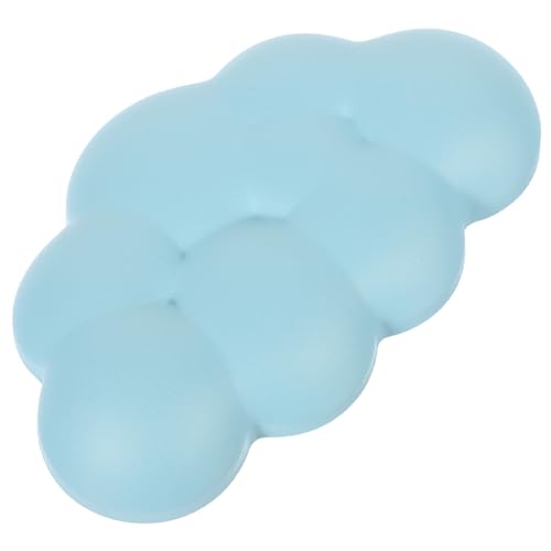 NAMOARLY Cloud Mouse Rest Fußstütze für Hochstuhl Mauspad-Handgelenkstütze Arm Office Desk Accessories handramme Handballenauflage Handgelenkauflage für die Tastatur Gedächtnisschaum Blue von NAMOARLY