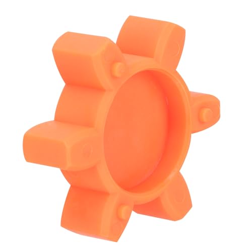 NAMOARLY Pflaumenkupplung Befestigungselemente Unterlage Klauenkupplungsauflage Gestalter Flexible Kupplung Kupplung Maschine Flexibles Klauenkupplungskissen Bausatz Ring Motor Gummi Orange von NAMOARLY