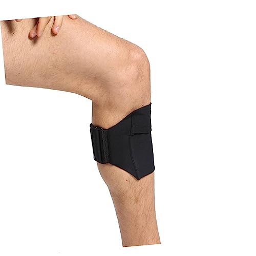 NAMOARLY Schwarze Sport Lauf Beintasche Mit Klettband Elastischer Handy Halterung Und Aufbewahrung Für Outdoor Training Ideal Für Joggen Und Fitnessaktivitäten Praktische Trainingstasche von NAMOARLY